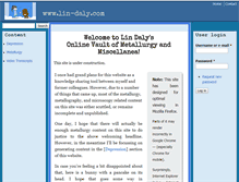 Tablet Screenshot of lin-daly.com